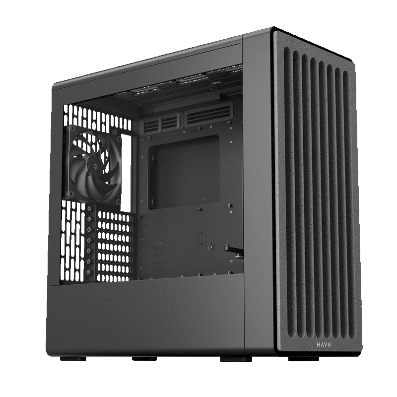 HAVN BF 360 Flow 3 Fan Mid Tower Case Black