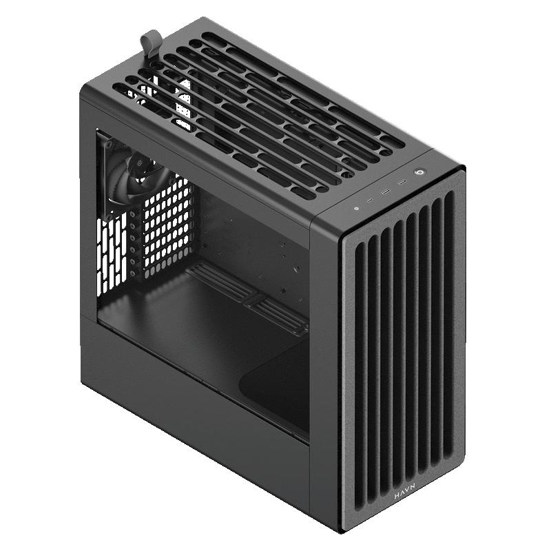 HAVN BF 360 Flow 3 Fan Mid Tower Case Black