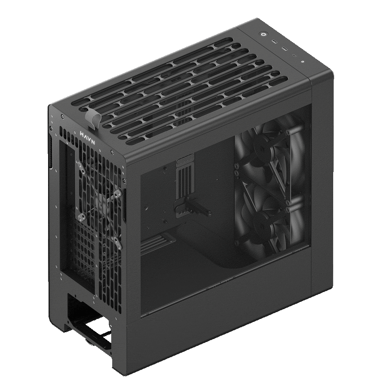 HAVN BF 360 Flow 3 Fan Mid Tower Case Black