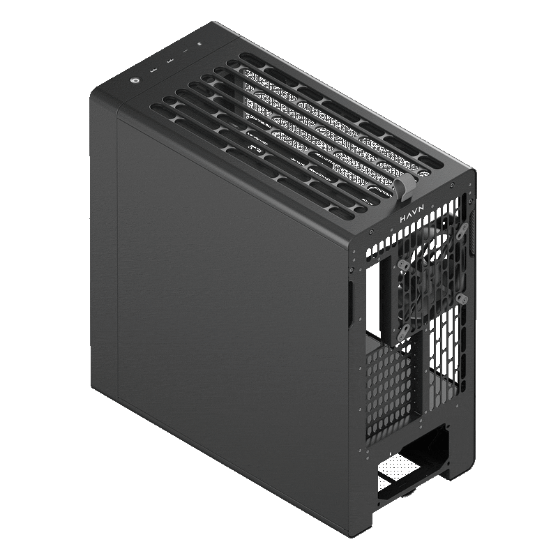 HAVN BF 360 Flow 3 Fan Mid Tower Case Black
