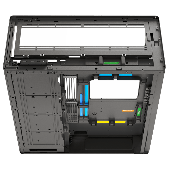 HAVN HS 420 Mid Tower Case Black - AHW Store