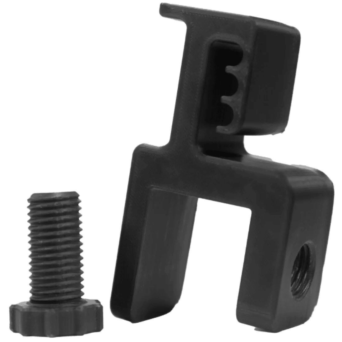 Headphone Desk Stand 3D Printed - Black - AHW Store