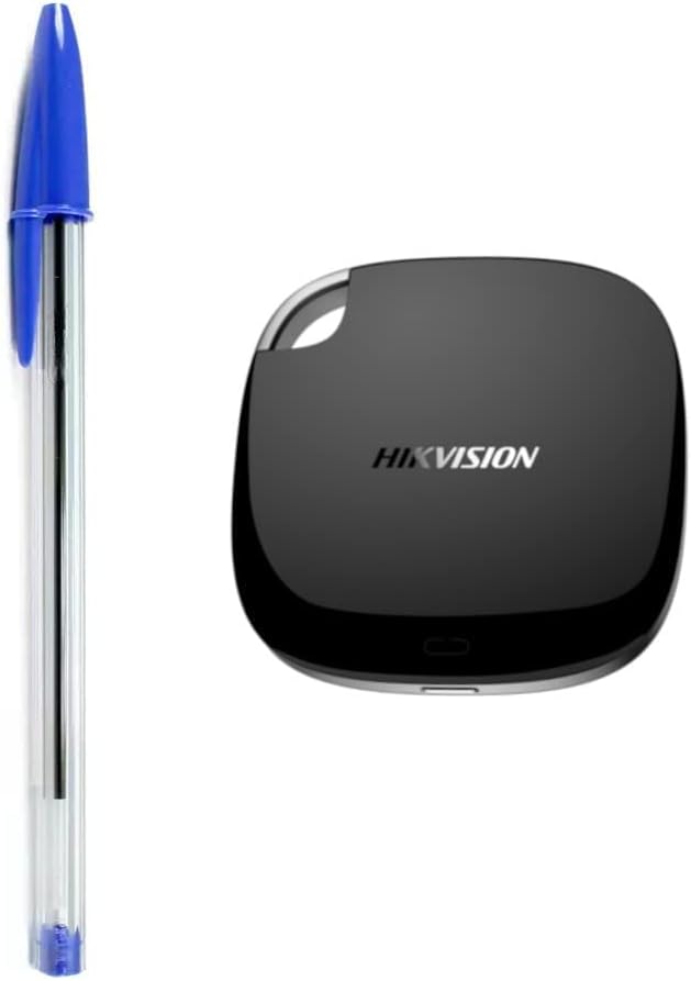 HIKVISION T100I Series Portable SSD 512GB - Up to 450MB/s - USB 3.1 External Solid State Drive (Blac - AHW Store