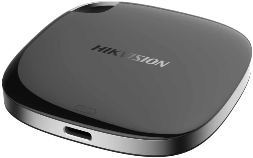 HIKVISION T100I Series Portable SSD 512GB - Up to 450MB/s - USB 3.1 External Solid State Drive (Blac - AHW Store