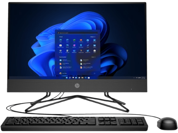 HP 200 G4 All in One B6YN4ET Intel Core i5 1235U, 8GB, 512GB, Intel Iris X Graphics, 21.5 FHD NT Wir - AHW Store