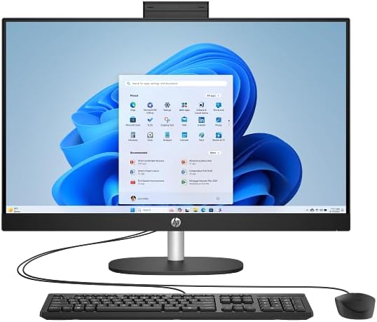 HP 27 - CR2042nh All - in - One, Intel Ultra 7 - 255U, 8GB Ram, 512GB SSD, Intel Iris Xe Graphics 27 Inch, F - AHW Store