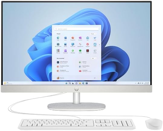 HP All in One 27 - CR0154nh,Intel Core i7 - 1355U, 8GB, 512GB, Intel Iris Xe Graphics 27 Touch FHD - 3 s - AHW Store