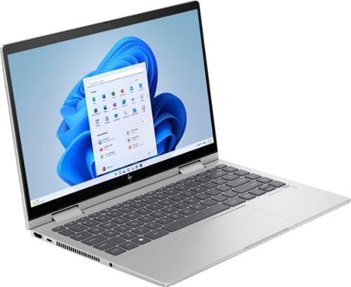 HP Envy X360 - 2 - in - 1 14 - es1013dx - Intel Core 5 120U - 8GB RAM, 512GB SSD, Intel - 14" FHD - Backlit, Finger, Win 11, silver alum - AHW Store