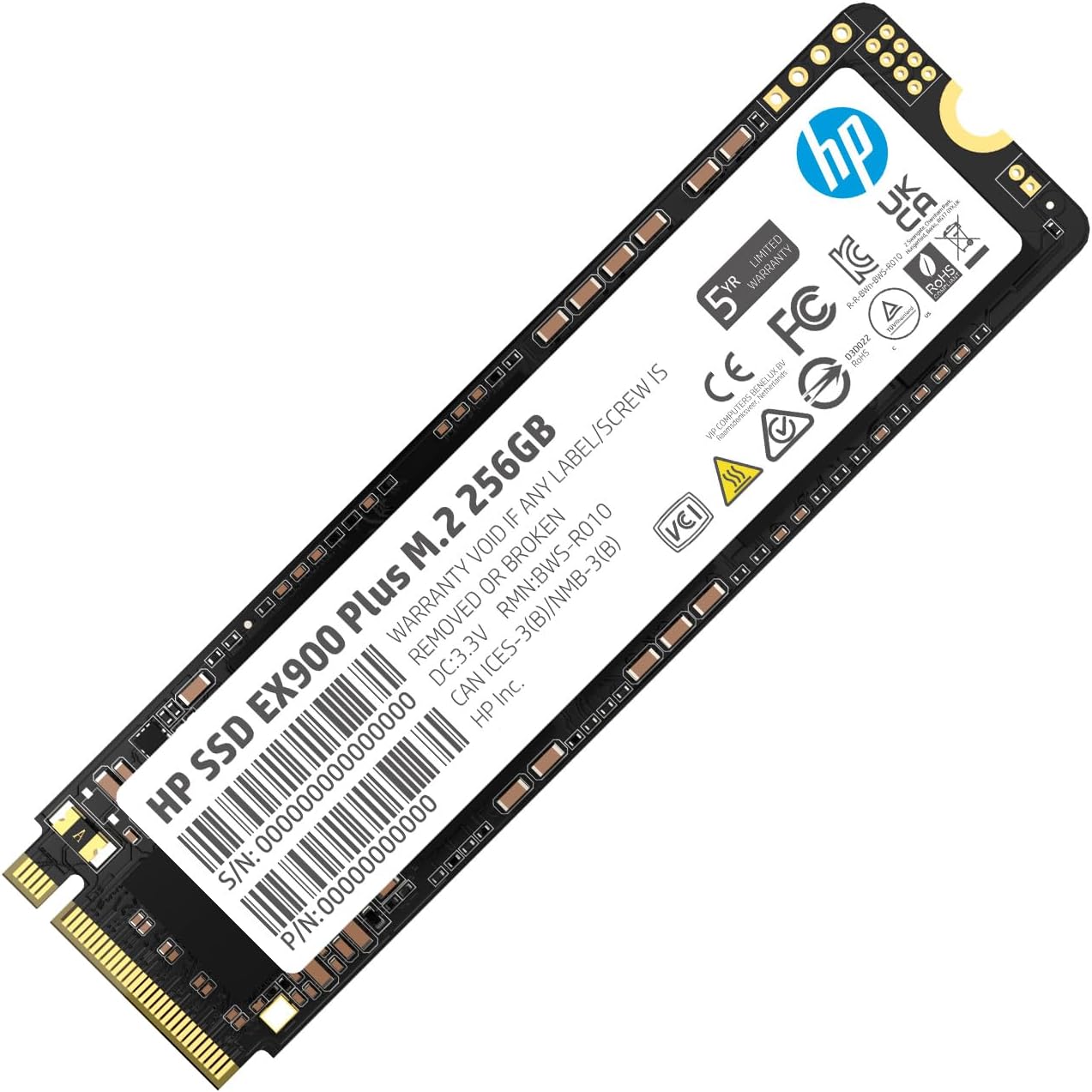 HP EX900 PLUS 256GB M.2 PCIe 3.0 x4 NVMe Internal Solid State Drive - AHW Store