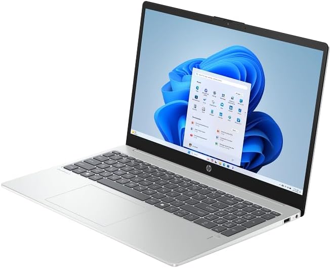 HP OmniBook 3 15 - fn0001ne AI PC Ryzen AI 5 330 16GB RAM 512GB SSD Radeon 820M 15.6" FHD 300nits Backlit Keyboard Windows 11 Silver - AHW Store