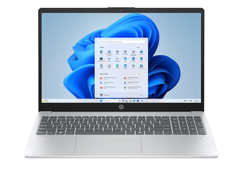 HP OmniBook 3 15-fn0002ne Ryzen AI 7 350 16GB RAM 1TB SSD Radeon 860M 15.6" Windows 11 Glacier Silver [C65XTEA] - AHW Store