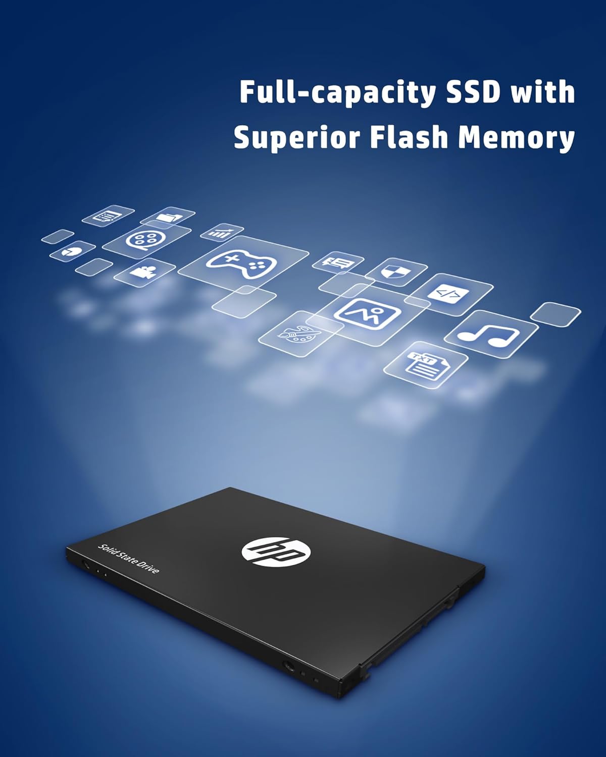 HP S750 3D NAND 1TB Internal PC SSD - SATA III Gb/s, 2.5 , Up to 560 MB/s - 16L54AAABA - AHW Store