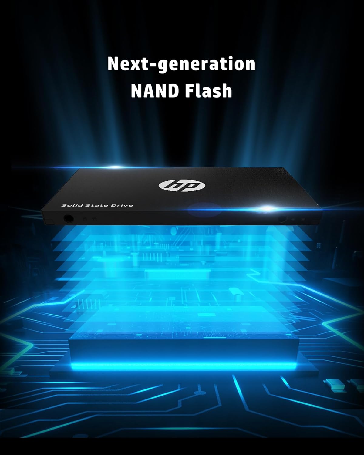HP S750 3D NAND 1TB Internal PC SSD - SATA III Gb/s, 2.5 , Up to 560 MB/s - 16L54AAABA - AHW Store
