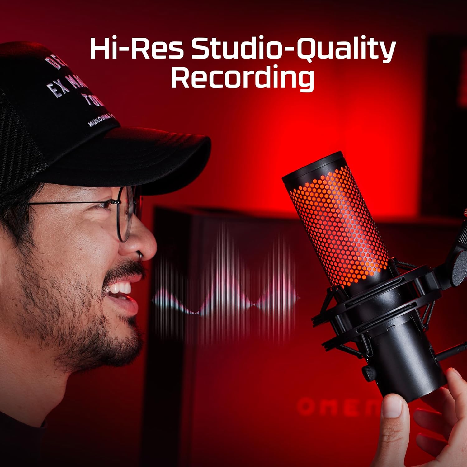 HyperX QuadCast 2 – USB Microphone for Gaming, Streaming and Podcasting, with On - Board Controls, LED - AHW Store