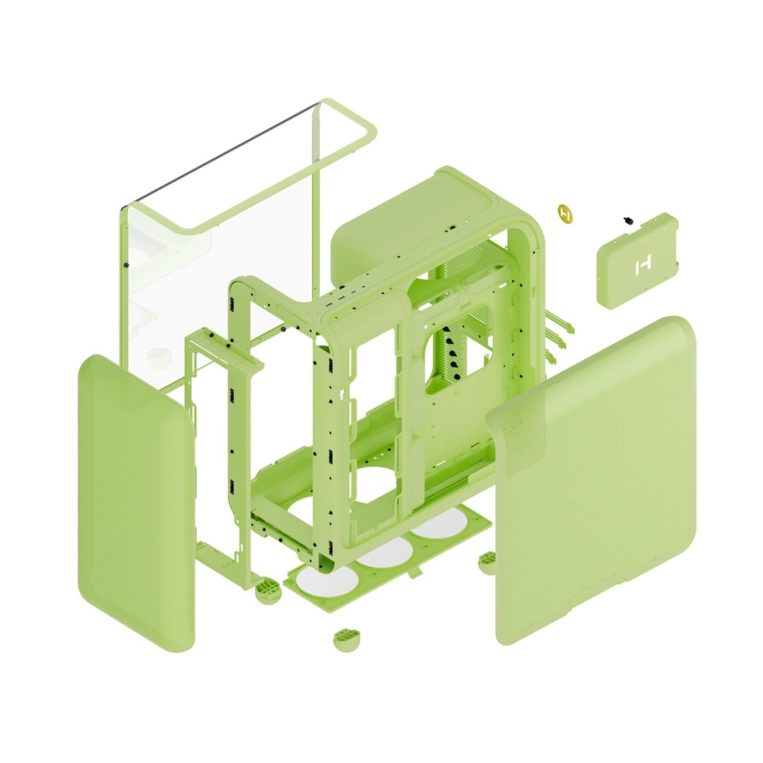 HYTE X50 All Green Colour (CS-HYTE-X50G-MM) - AHW Store