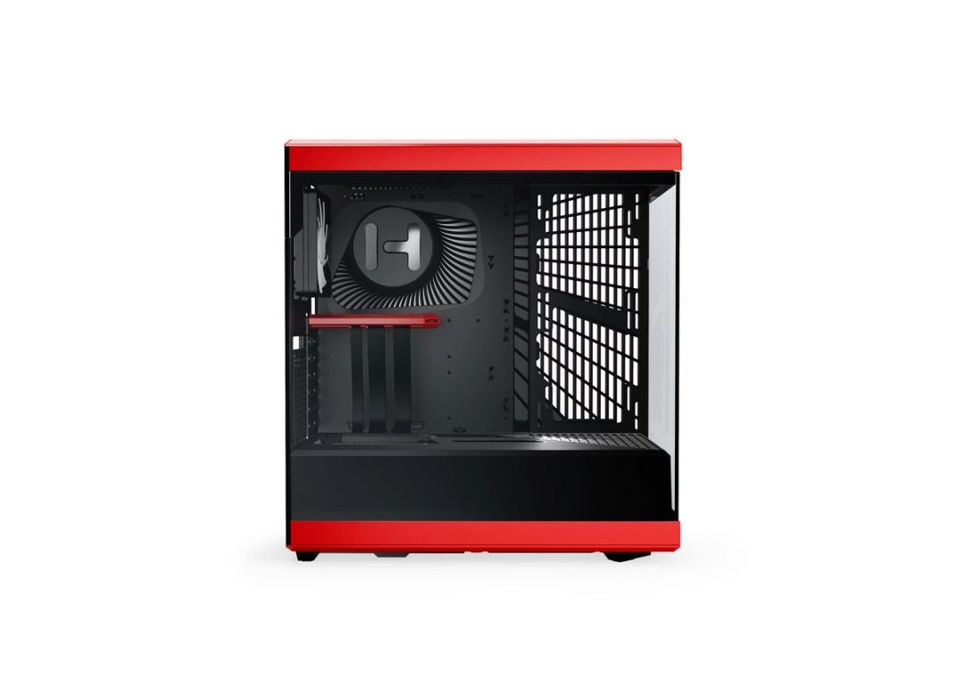 HYTE Y40 Modern Aesthetic Panoramic Tempered Glass Mid-Tower ATX Computer Gaming Case with PCIE 4.0 Riser Cable Included, Red (CS-HYTE-Y40-BR) - AHW Store