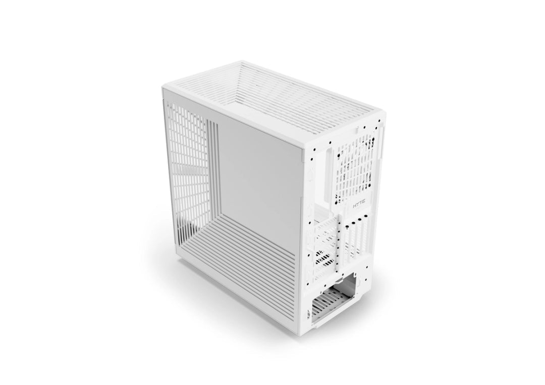 HYTE Y40 Modern Aesthetic Panoramic Tempered Glass Mid-Tower ATX Computer Gaming Case with PCIE 4.0 Riser Cable Included, Snow White (CS-HYTE-Y40-WW) - AHW Store
