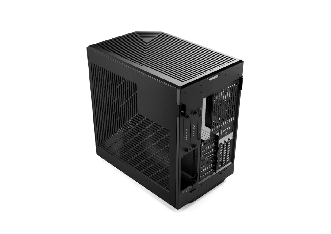 HYTE Y60 Modern Aesthetic Dual Chamber Panoramic Tempered Glass Mid-Tower ATX Computer Gaming Case with PCIE 4.0 Riser Cable Included, Black (CS-HYTE-Y60-B) - AHW Store