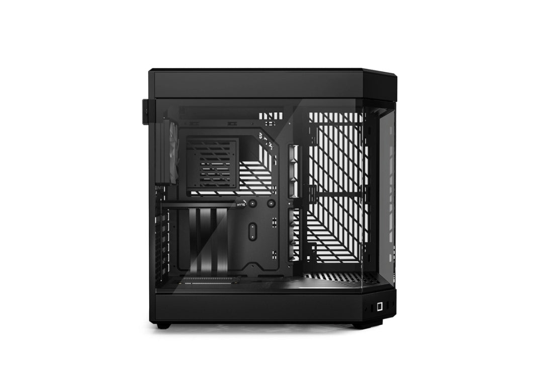 HYTE Y60 Modern Aesthetic Dual Chamber Panoramic Tempered Glass Mid-Tower ATX Computer Gaming Case with PCIE 4.0 Riser Cable Included, Black (CS-HYTE-Y60-B) - AHW Store