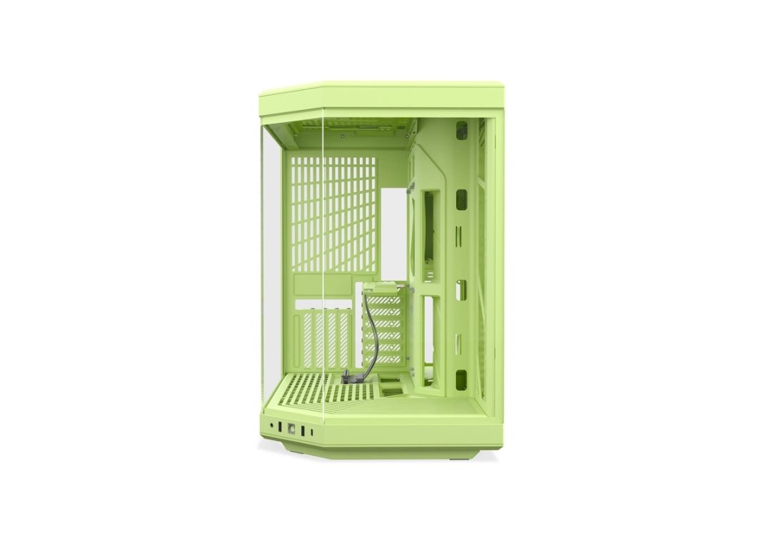 HYTE Y70 Mid-Tower ATX Case – All Green, PCIe 4.0 Riser Cable Included (CS-HYTE-Y70-MM) - AHW Store