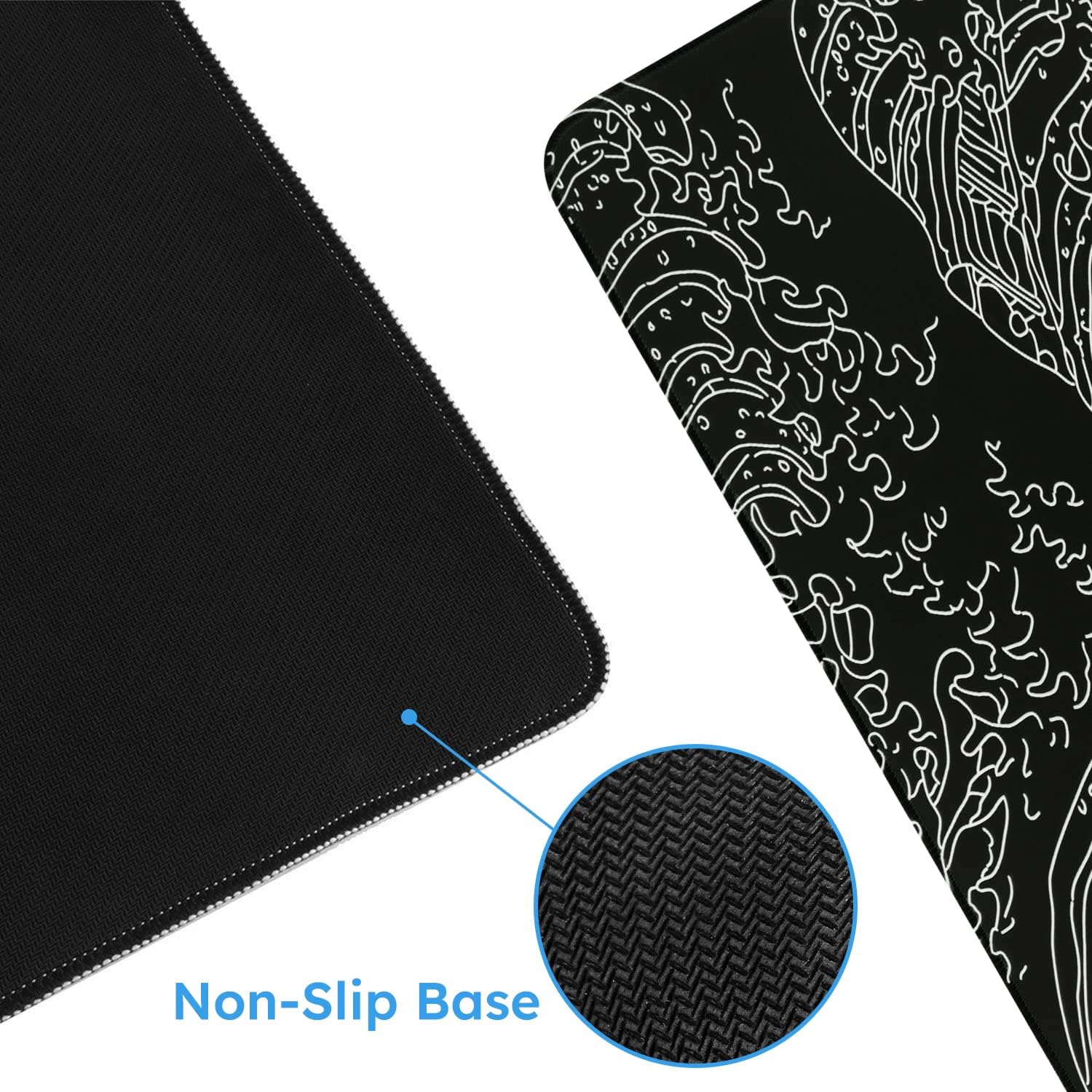 iCasso XXL Gaming Mouse Pad with Rubber Base - AHW Store