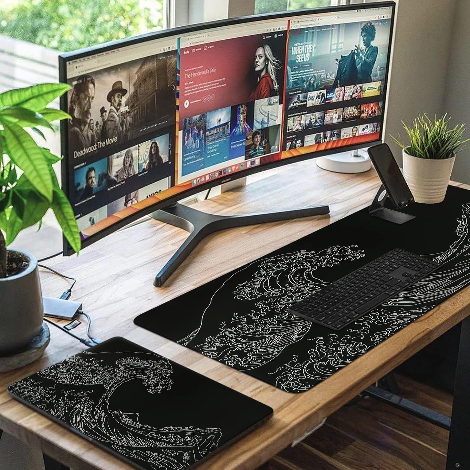 iCasso XXL Gaming Mouse Pad with Rubber Base - AHW Store