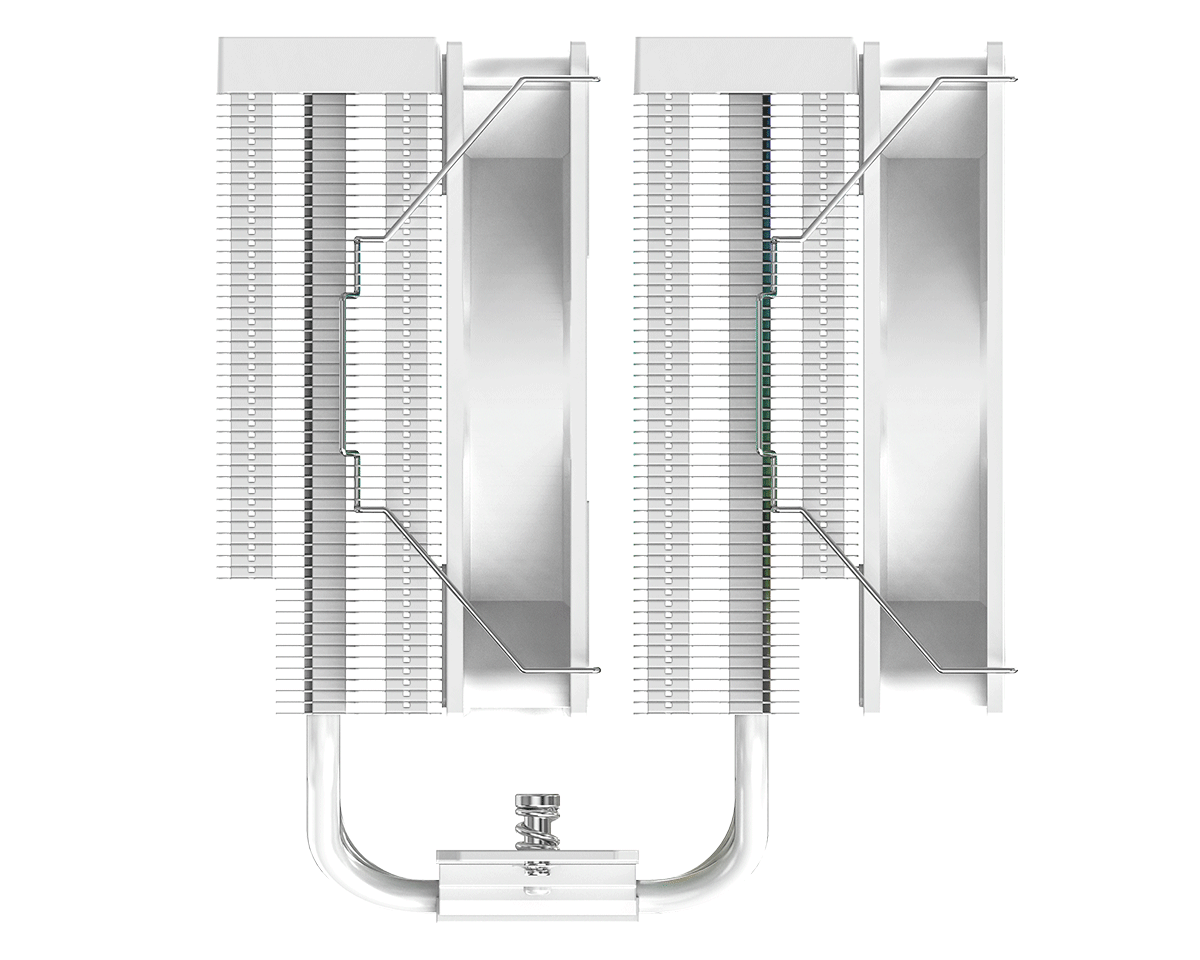 ID-COOLING FROZN A620 PRO XE ARGB Snow 6 Heatpipe Dual Tower With 2 120mm Hydraulic Bearing Fan White Air Cpu Cooler