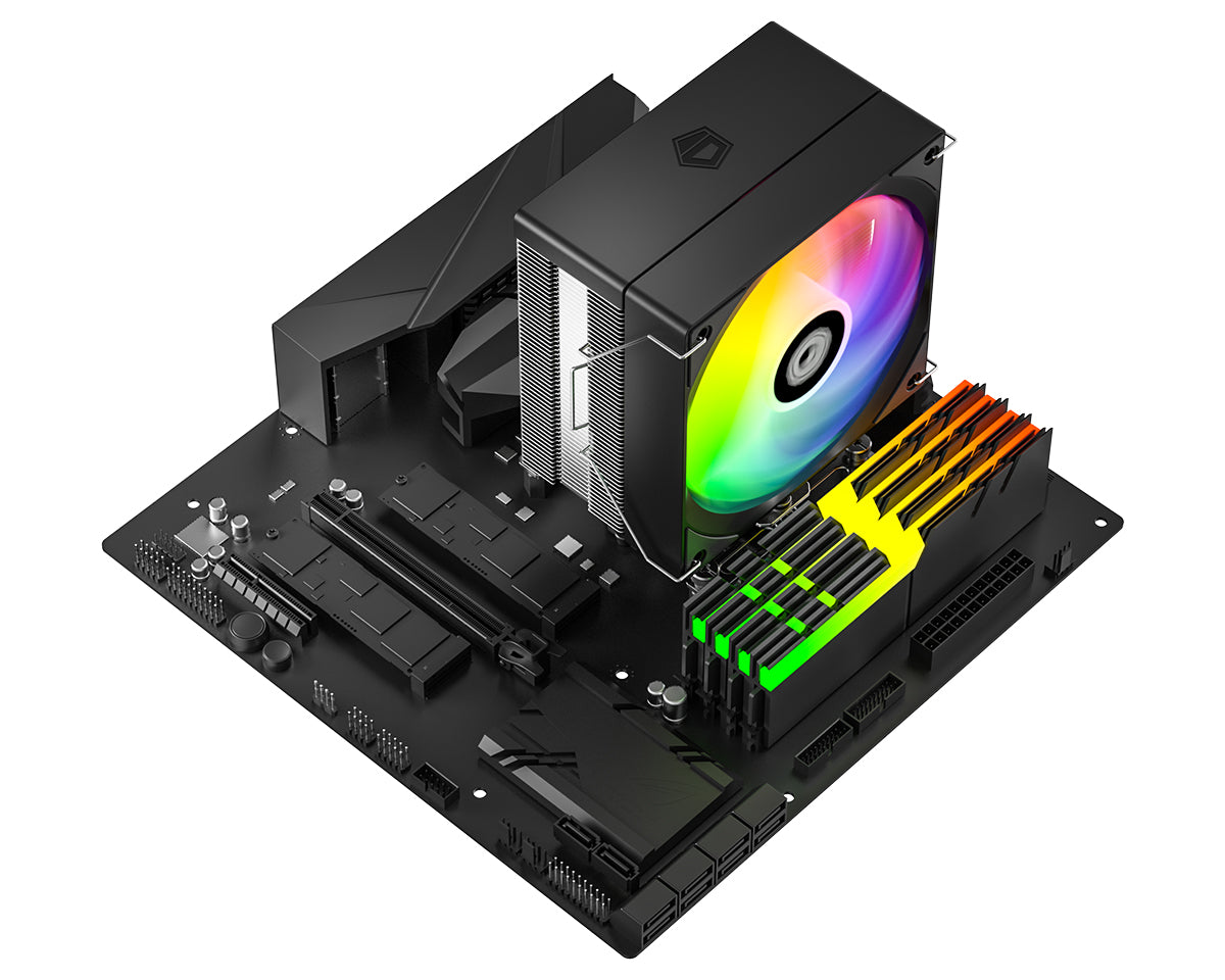 ID-COOLING SE-214-XT V2 ARGB 4 Heatpipe Direct Touch With 120mm Hydraulic Bearing Fan Air Cpu Cooler