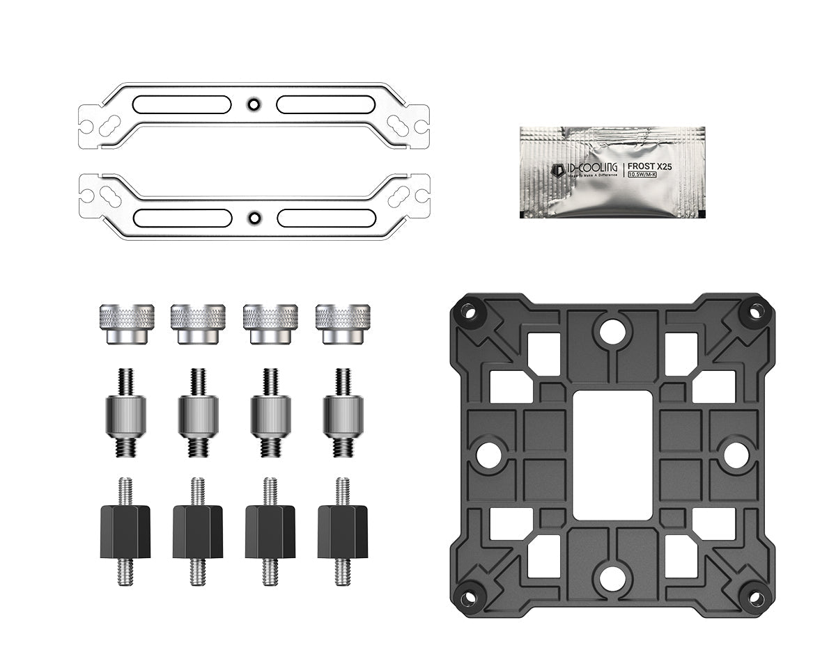 ID-COOLING SE-214-XT V2 Auto RGB 4 Heatpipe Direct Touch With 120mm Hydraulic Bearing Fan Air Cpu Cooler - AHW Store