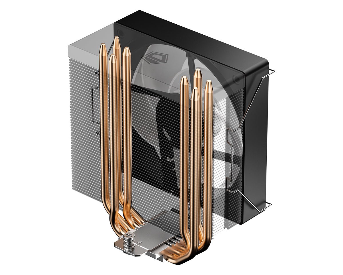 ID-COOLING SE-214-XT V2 Auto RGB 4 Heatpipe Direct Touch With 120mm Hydraulic Bearing Fan Air Cpu Cooler - AHW Store