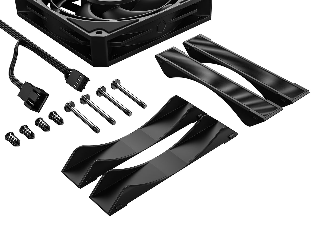 ID-COOLING AT-120-K 3000RPM PWM Dual Ball Bearing Black Fan
