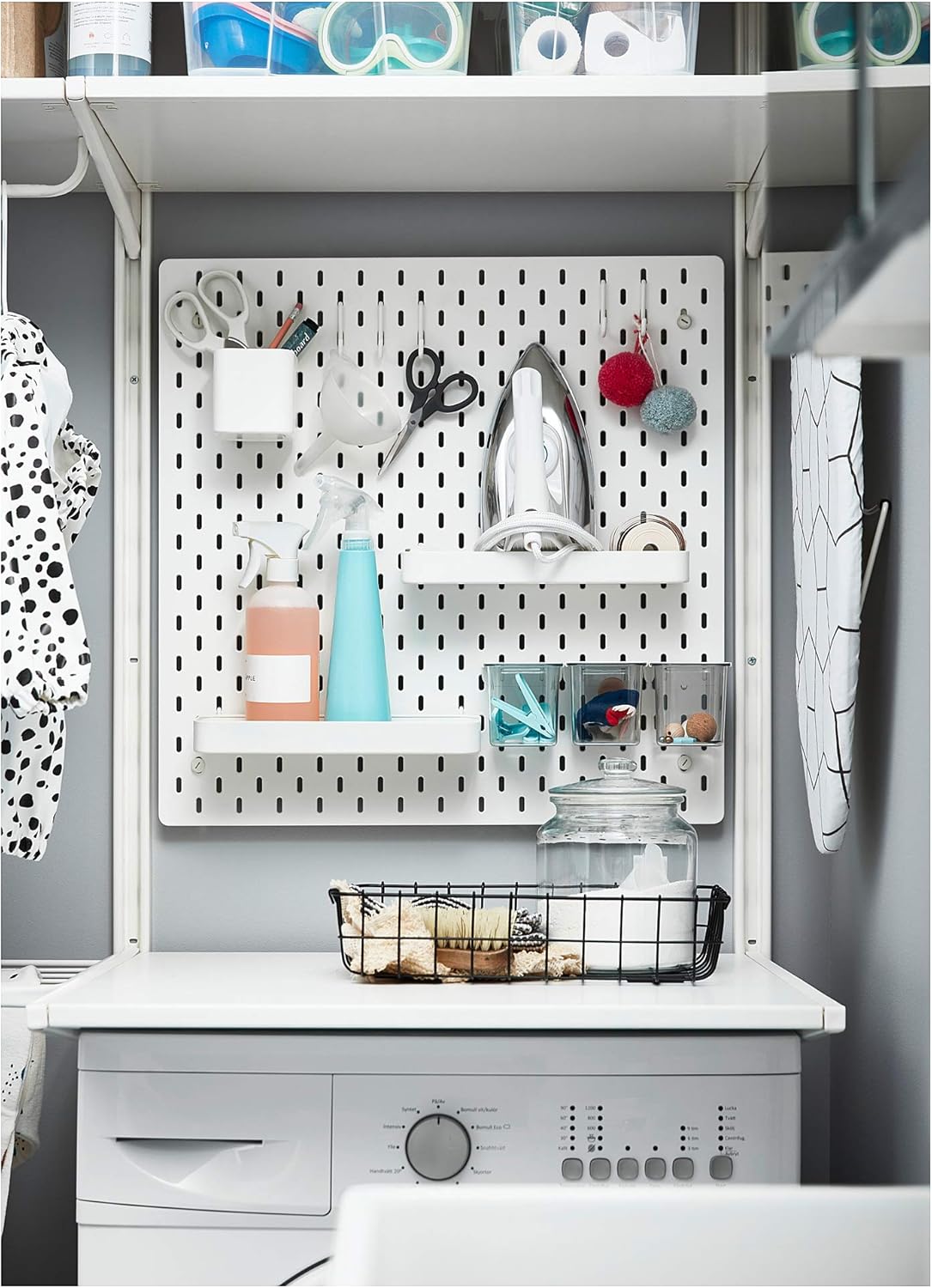 Ikea SKÅDIS White Pegboard 56x56 cm - AHW Store