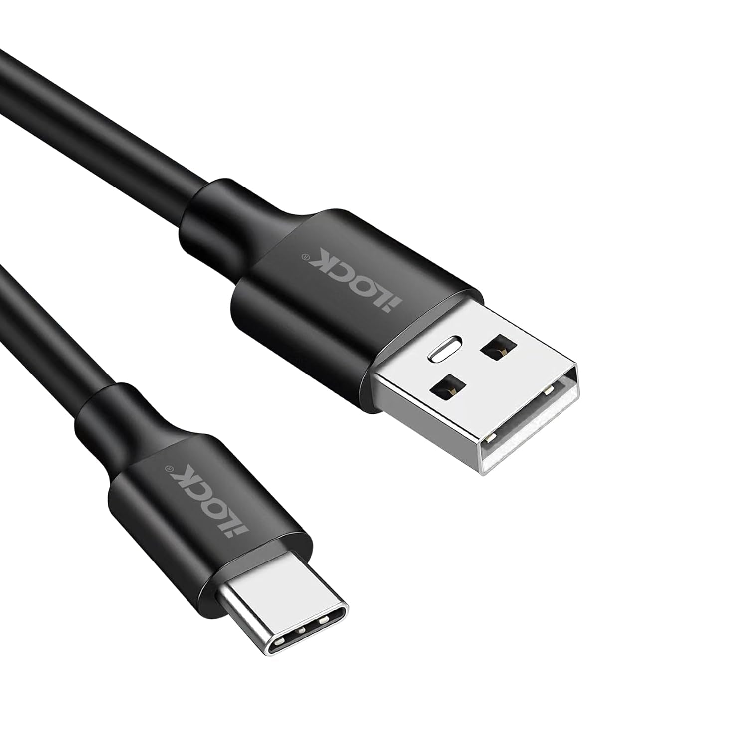 iLOCK USB-A to Type-C Cable 1m Black - AHW Store