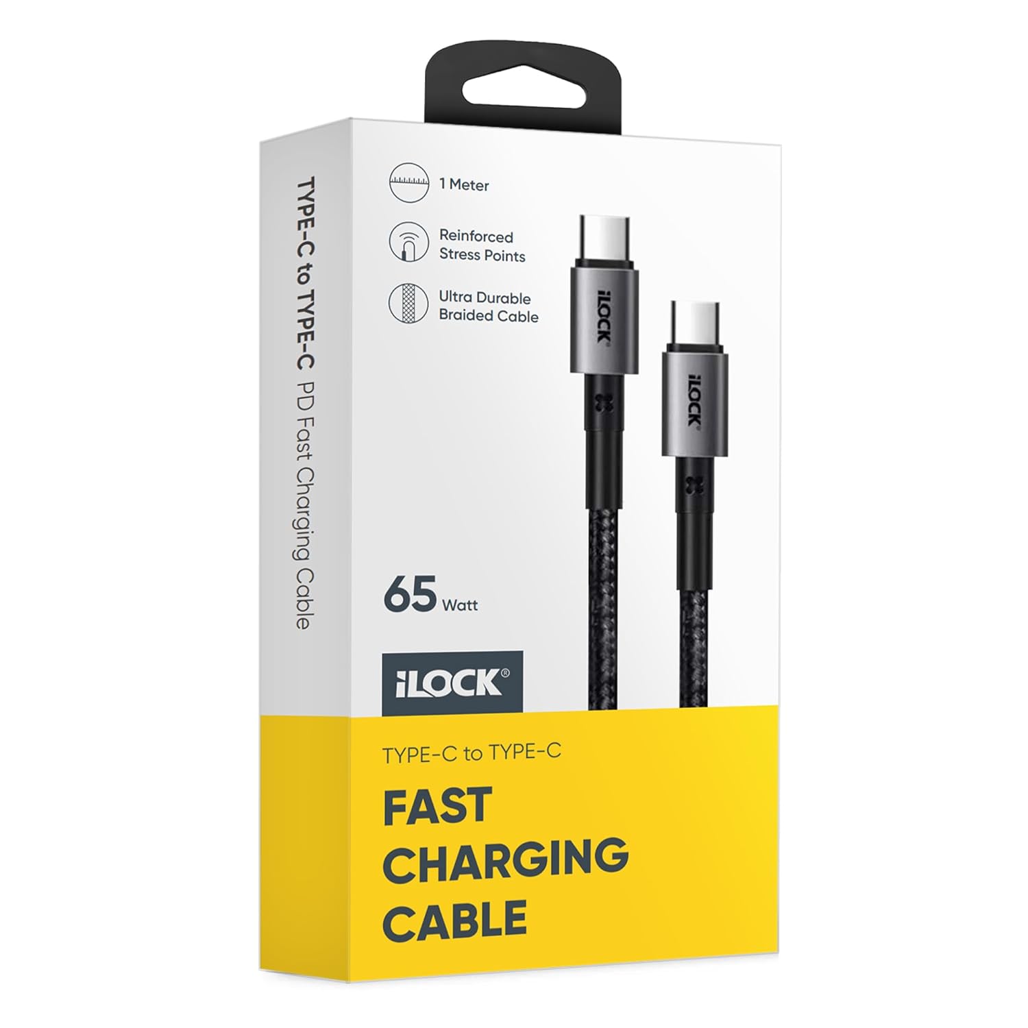 iLOCK USB-C to USB-C 1M Braided Cable - AHW Store