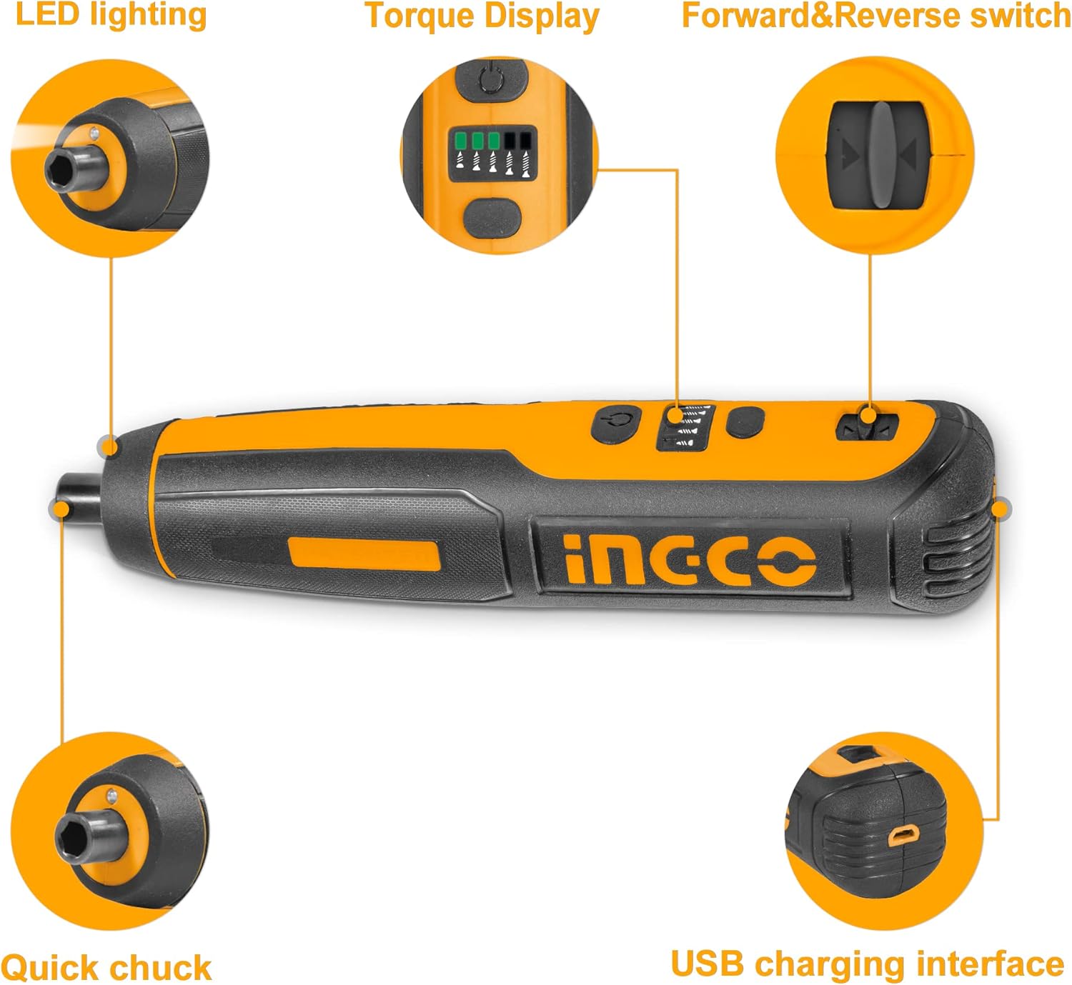INGCO Cordless Screwdriver Drill Driver CSDLI0403 - AHW Store