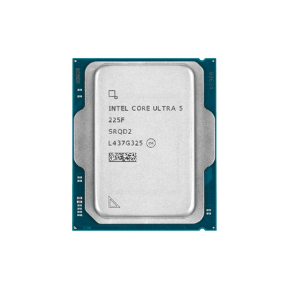 Intel Core Ultra 5 Processor 225F 10 Cores 10 Threads 4.90 GHz Max Turbo LGA 1851 Tray - AHW Store