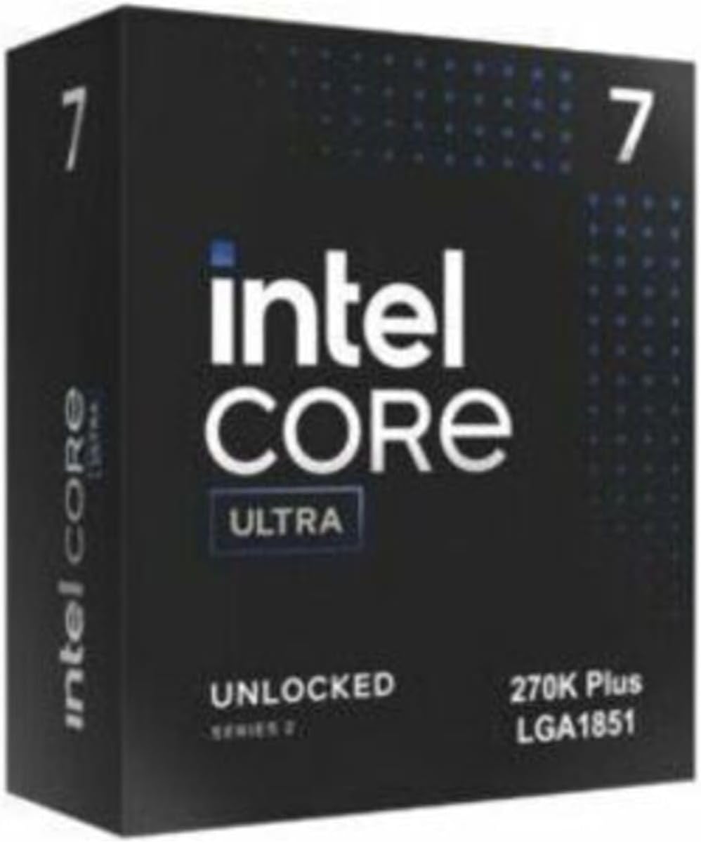 Intel Core Ultra 7 Processor 270K Plus 24 cores (8 P-cores + 16 E-cores) up to 5.5 GHz - AHW Store