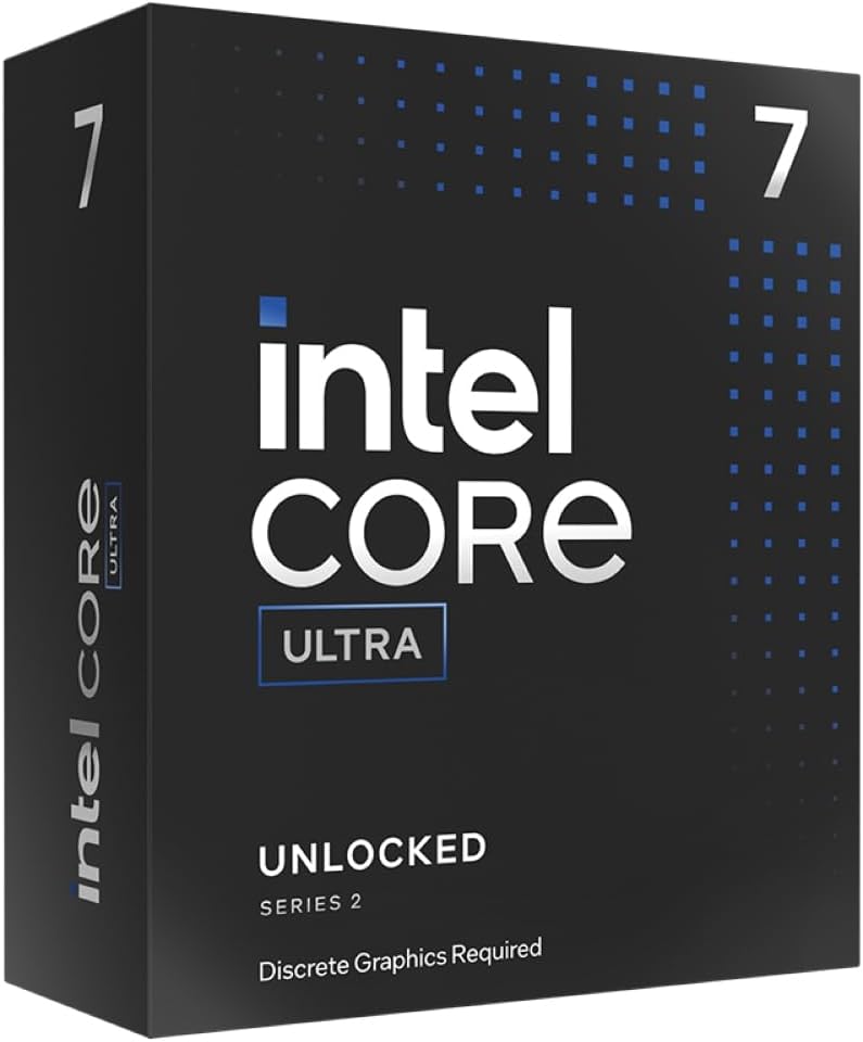 Intel Core Ultra 7 265KF 20 Cores 20 Threads Max Turbo 5.5 GHz LGA1851