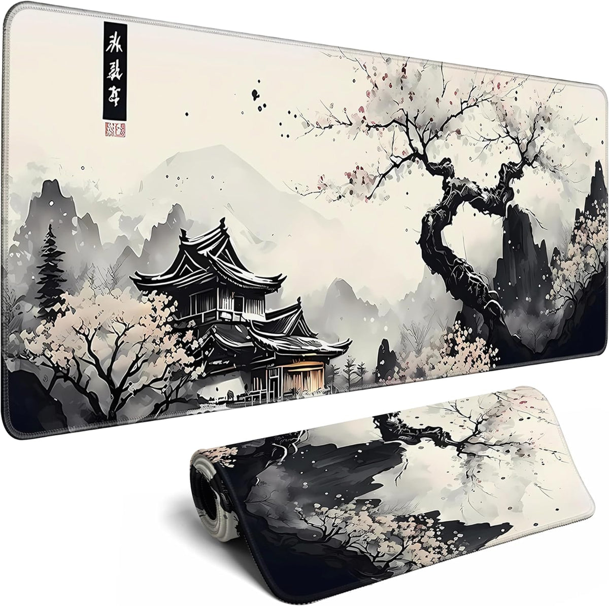 Japanese Cherry Blossom Large Gaming Mouse Pad 30 × 70 cm Desk Mat - AHW Store
