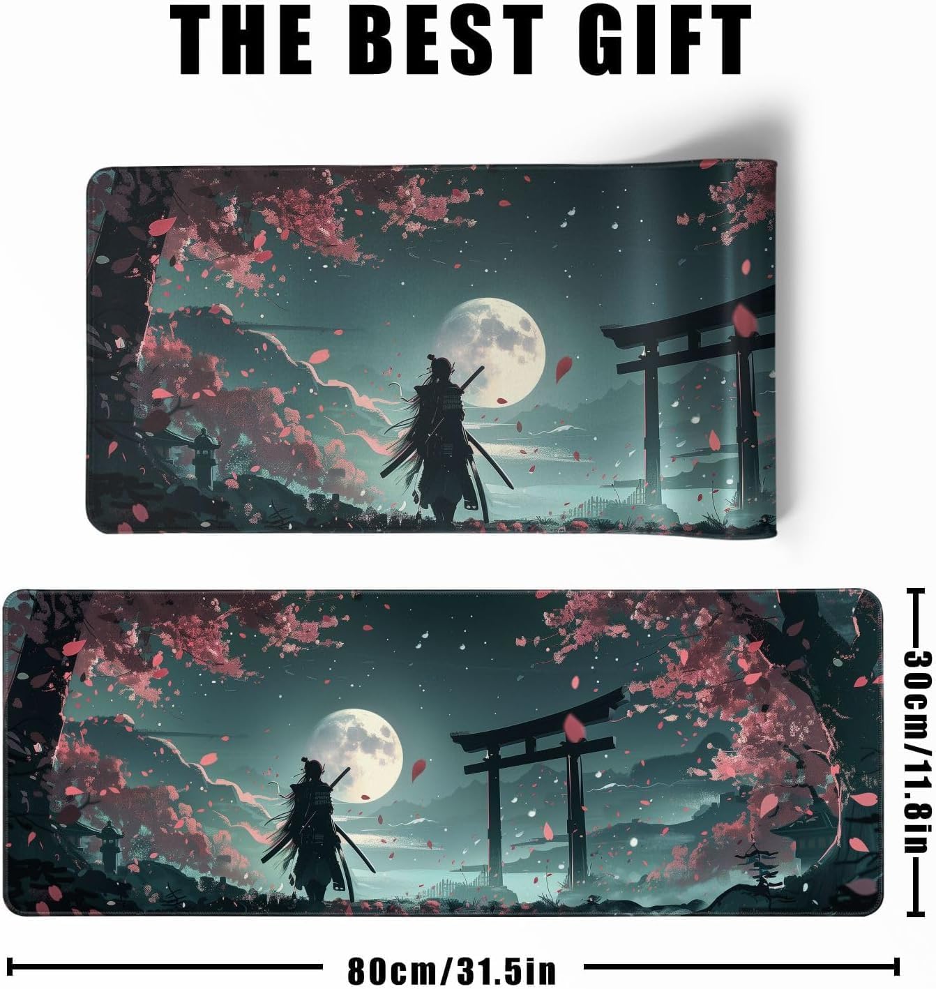 Japanese Full Moon Large Mouse Pad - AHW Store