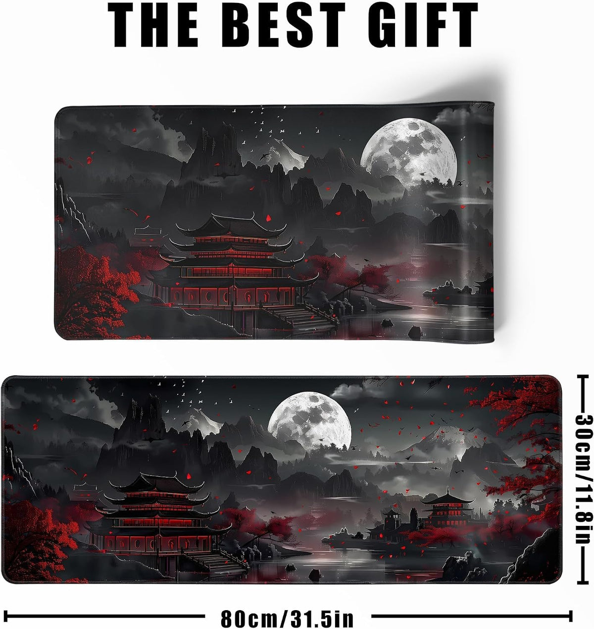 Japanese Riverside Full Moon XL Desk Mat - AHW Store