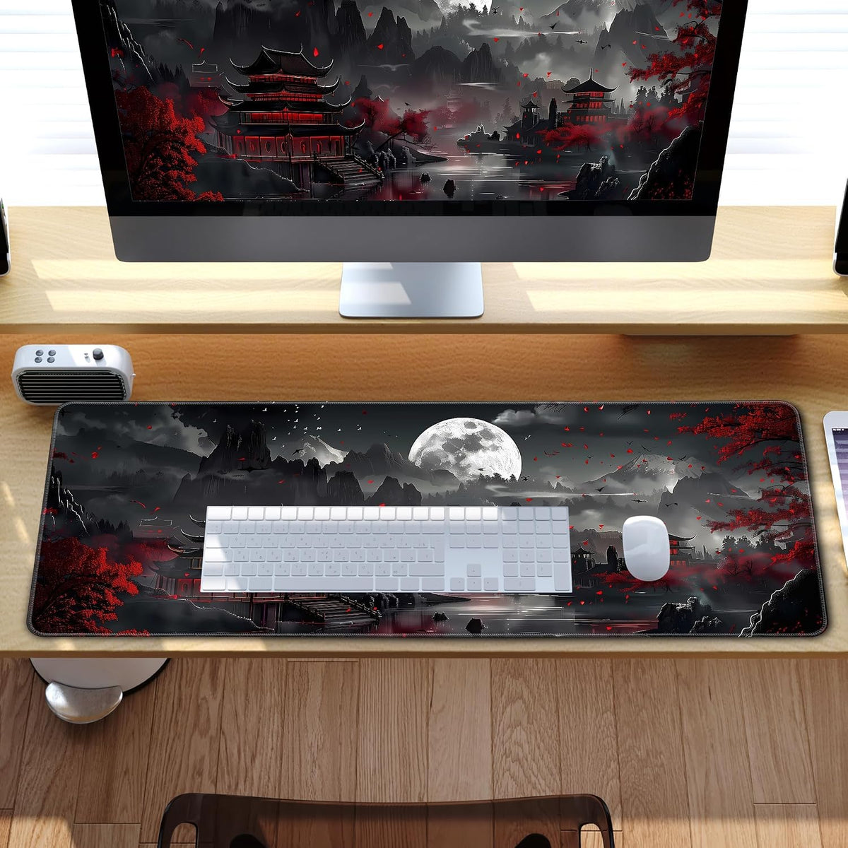 Japanese Riverside Full Moon XL Desk Mat - AHW Store