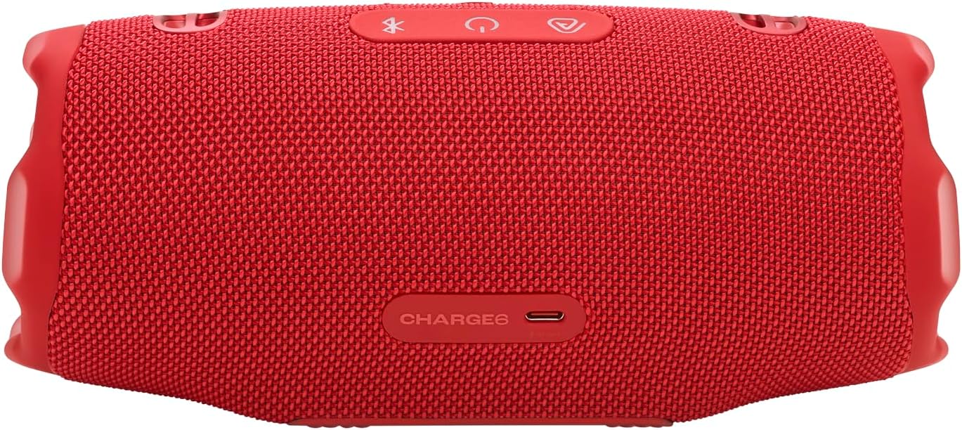 JBL Charge 6 Portable Bluetooth Speaker Red - AHW Store