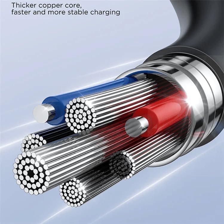 Joyroom SA38 - AC3 Easy - Travel Series 3A Coiled USB - A to Type - C Fast Charging Data Cable for Car, 1.5 - AHW Store