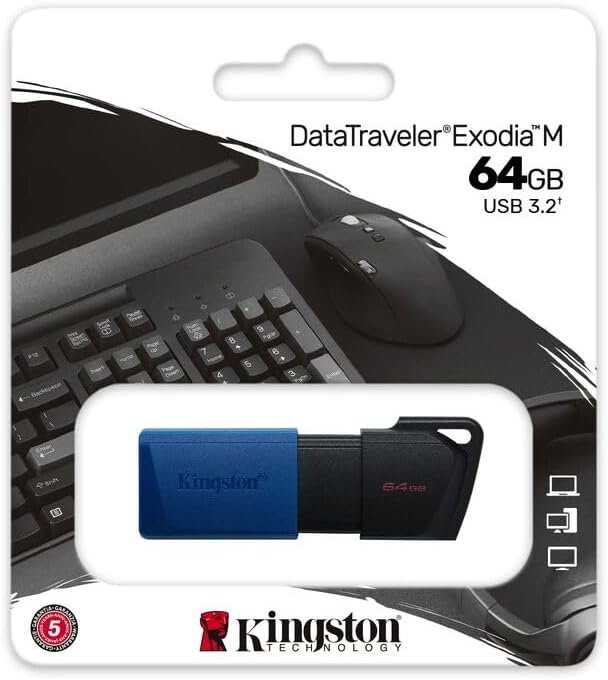 Kingston 64GB DT EXODIA M USB3.2 Gen 1 - AHW Store