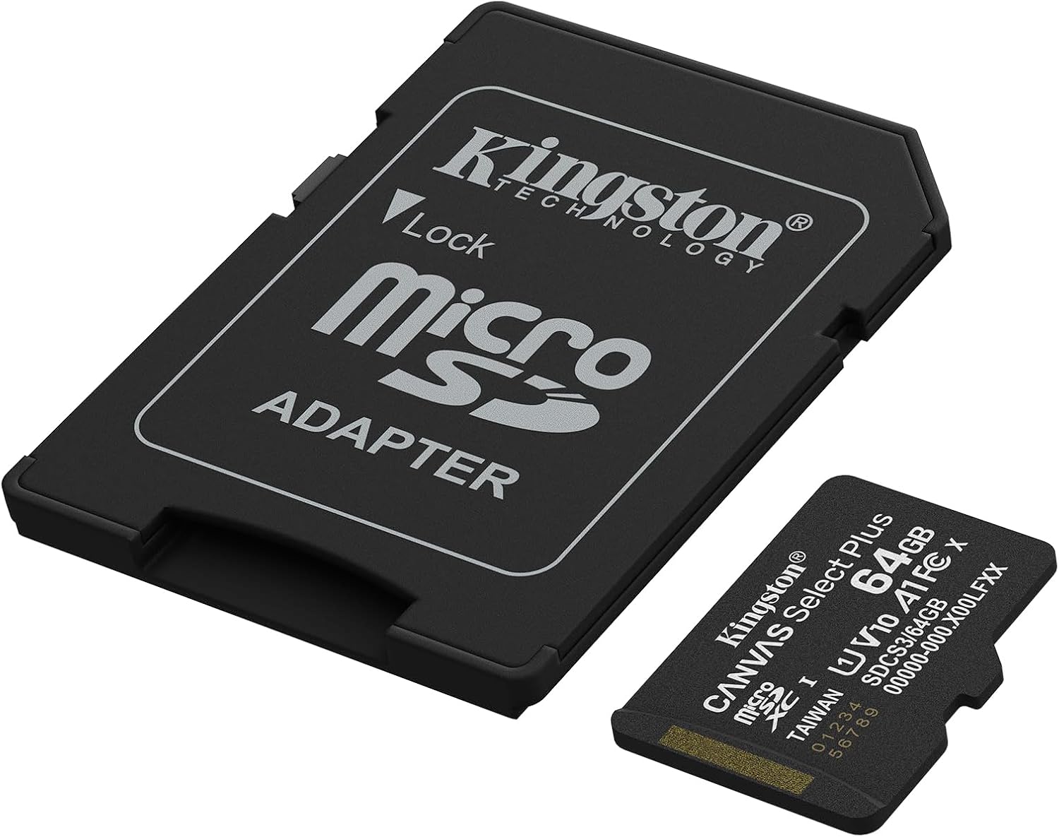 Kingston Canvas Select Plus microSD Memory Card 64GB microSDXC Gen3 100MB/s A1 Card + Adapter - SDCS - AHW Store