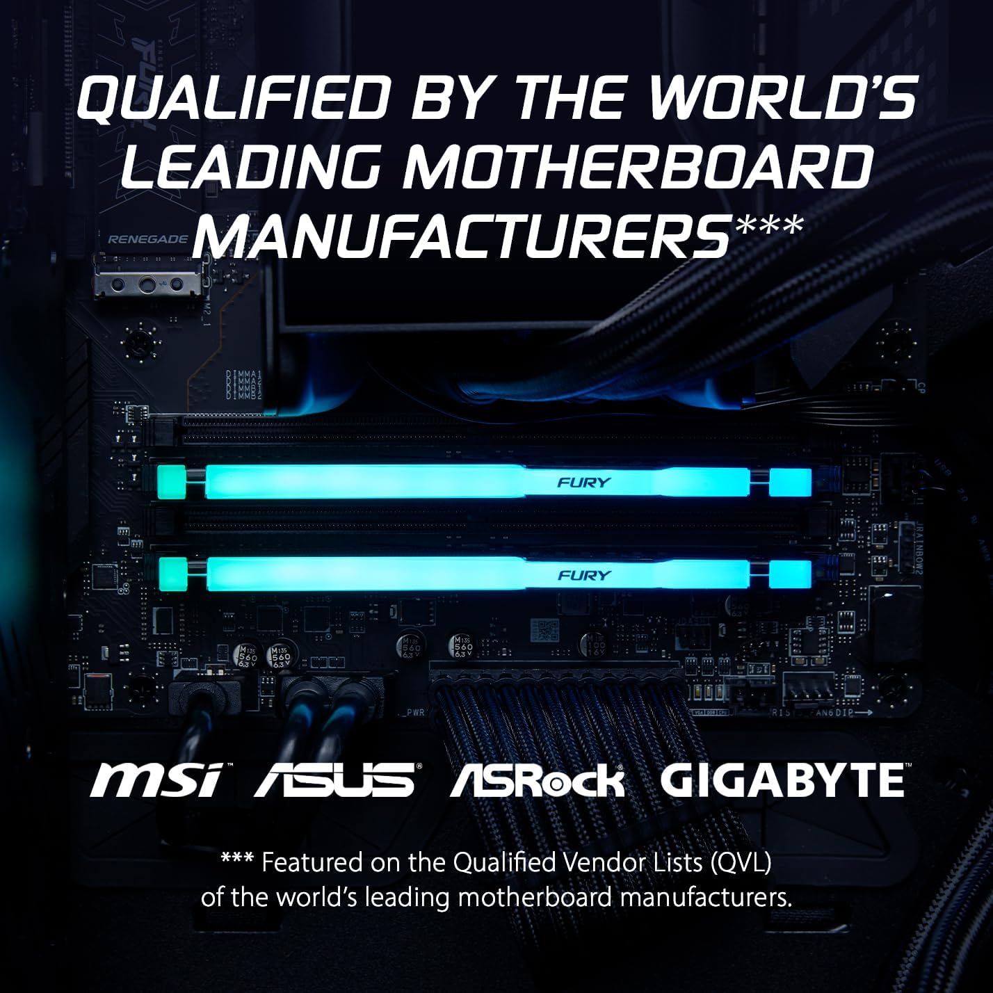 Kingston Fury Beast DDR5 RGB 64GB (2x32GB) 6400 MHz CL32 RAM Black - AHW Store