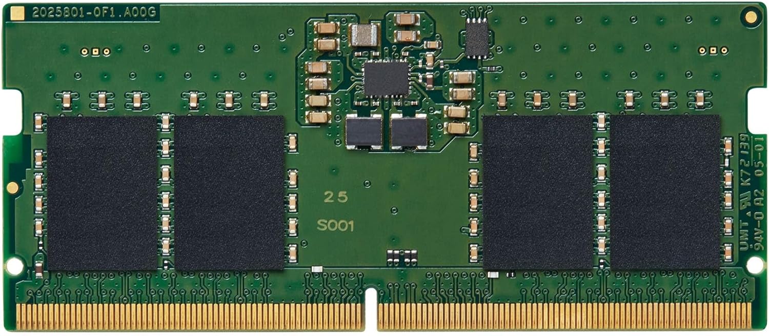 Kingston ValueRAM 8GB 5600MT/s DDR5 Non - ECC CL46 SODIMM 1Rx16 KVR56S46BS6 - 8 Laptop Memory - AHW Store