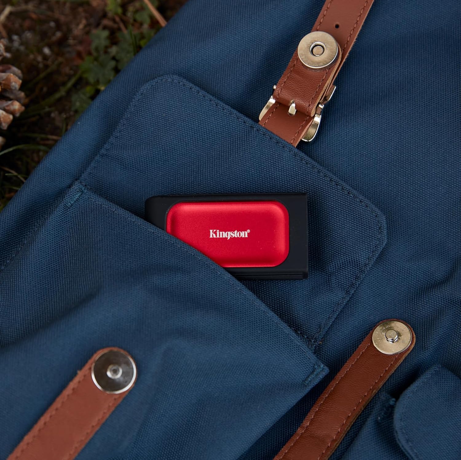 Kingston XS1000 2TB External SSD USB 3.2 Gen 2 Portable Solid State Drive Red - SXS1000R/2000G - AHW Store