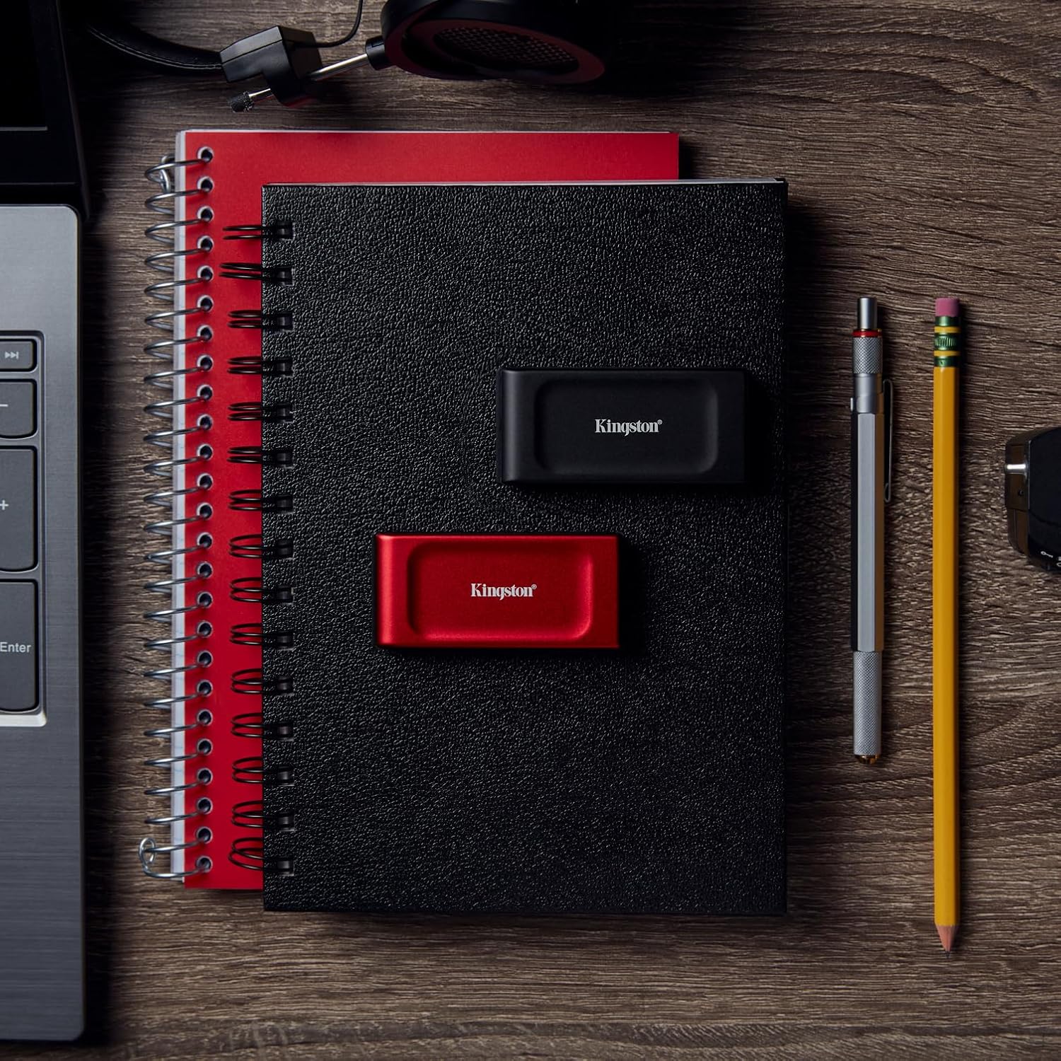 Kingston XS1000 2TB External SSD USB 3.2 Gen 2 Portable Solid State Drive Red - SXS1000R/2000G - AHW Store